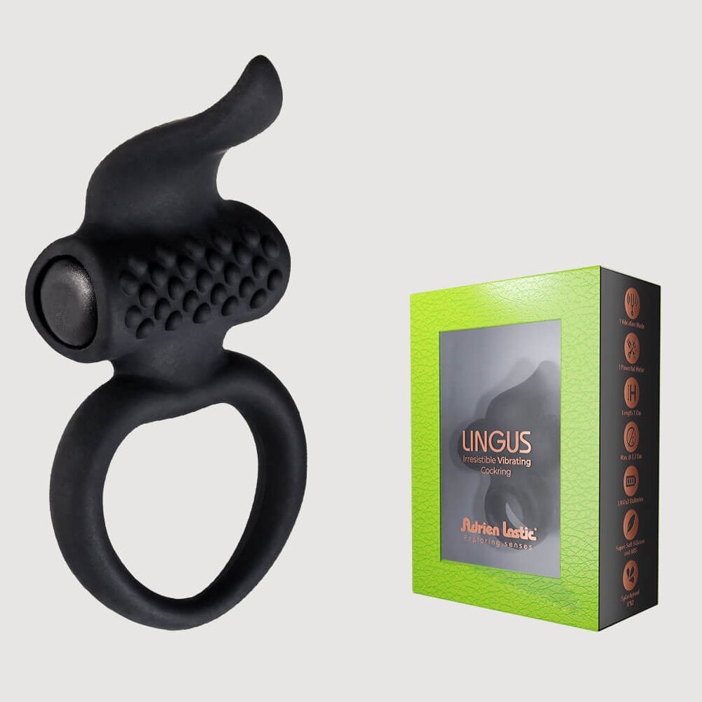 Lingus Vibrating Cock Ring by Adrien Lastic