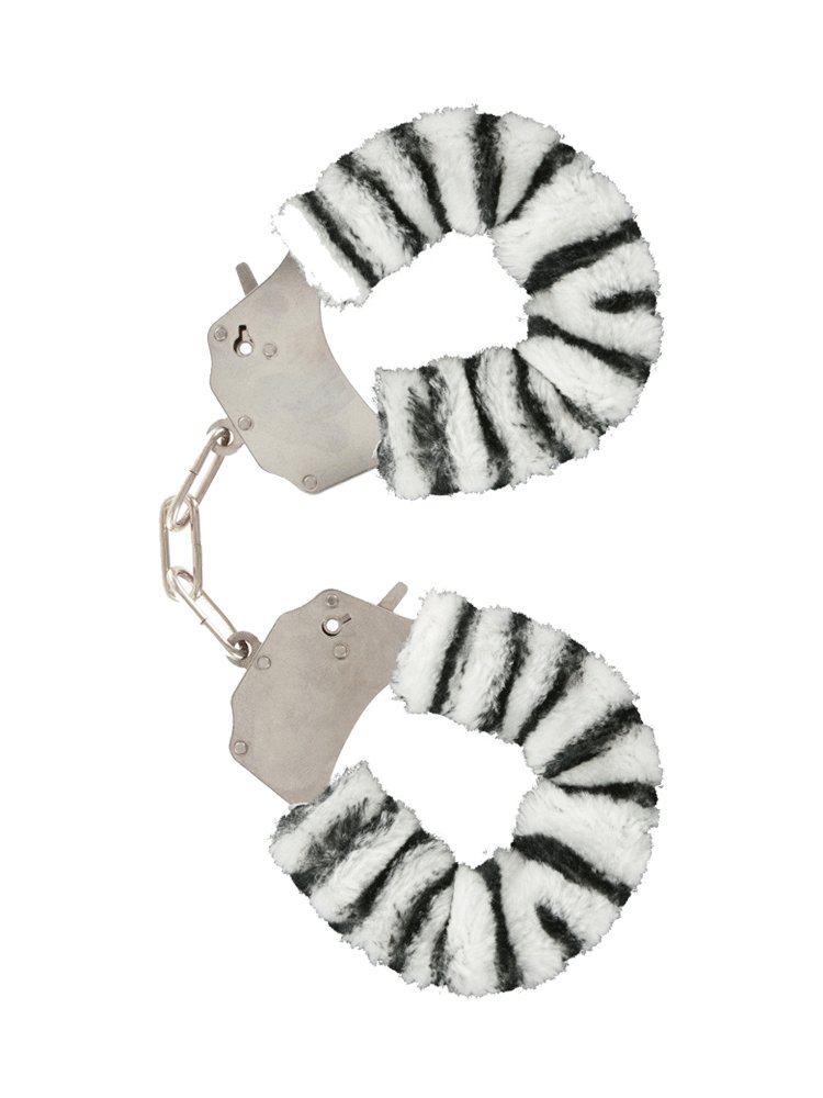 Furry Fun Cuffs Zebra by ToyJoy