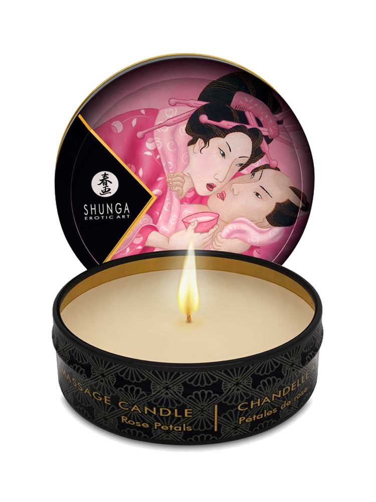 Massage Candle 30ml with Rose Petals by Shunga