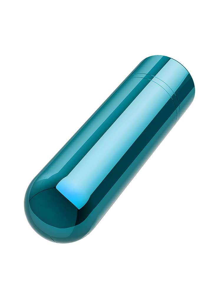 6.3cm Kool Vibes Rechargable Bullet Vibrator Blue Blush Novelties