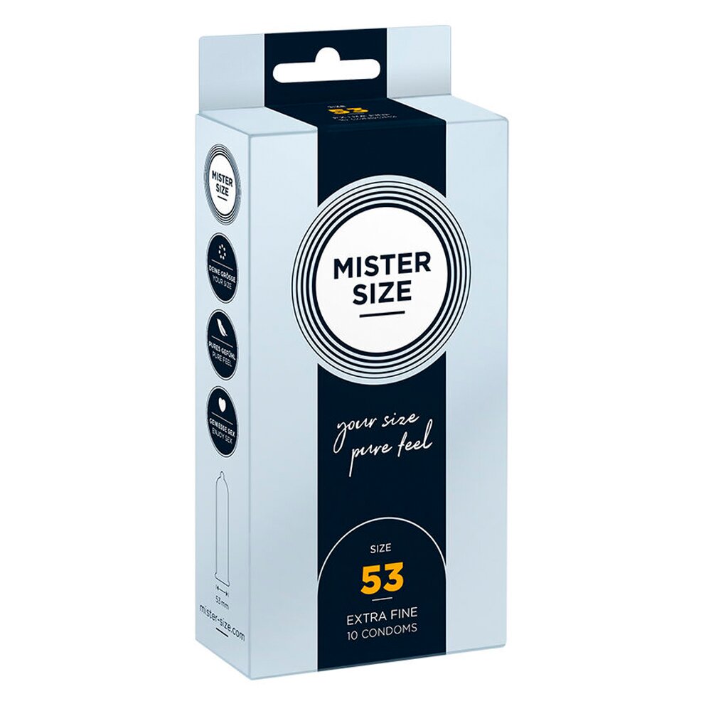 Προφυλακτικά  Medium 10 Pack (53mm) Mister Size