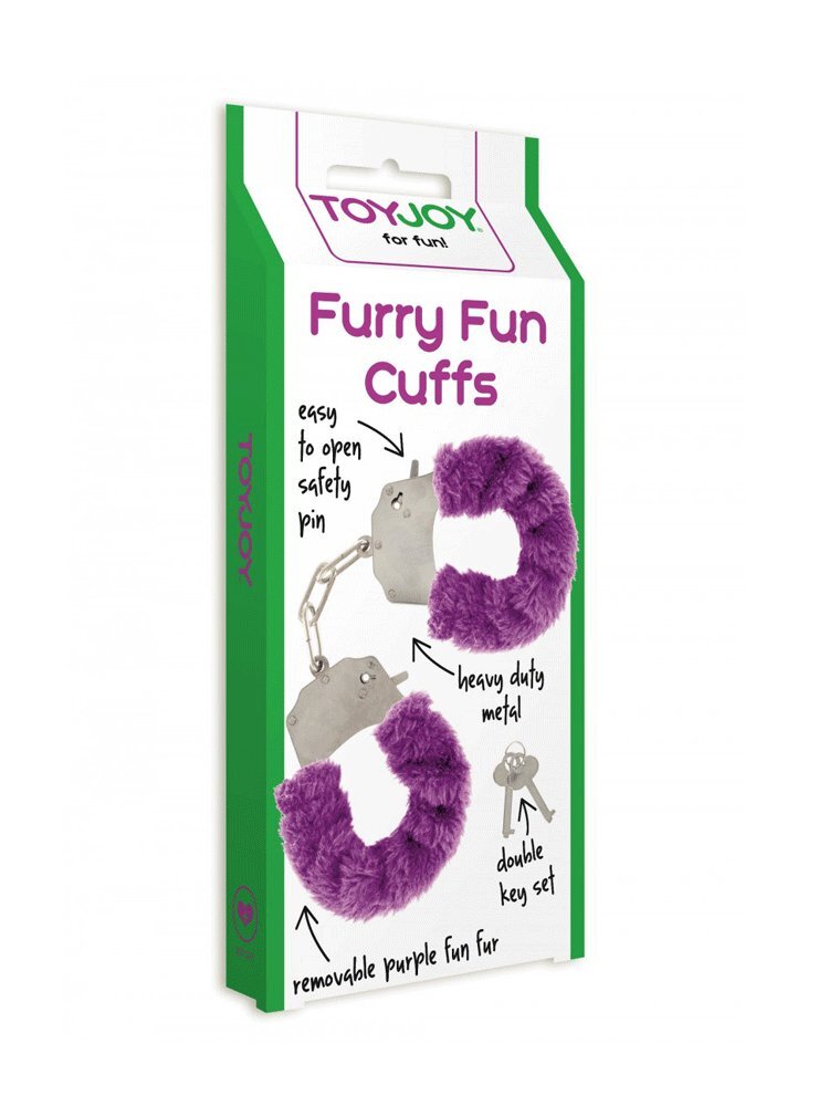 Furry Fun Cuffs Purple by ToyJoy