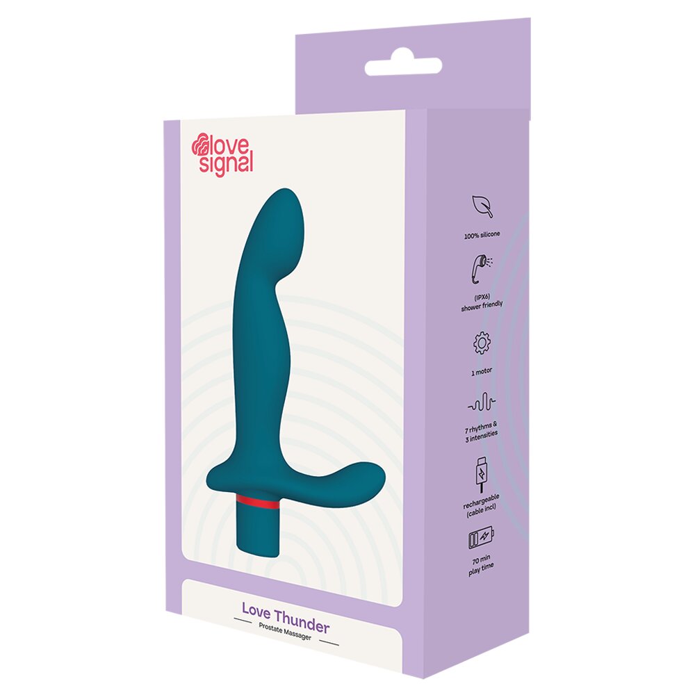 2.9cm Ø Love Thuder Prostate Massager 15.0cm Love Signal Dream Toys
