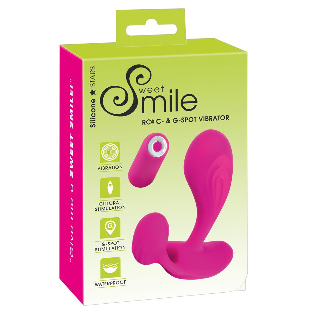 11.0cm RC & G-Spot Vibrator Pink Sweet Smile Orion