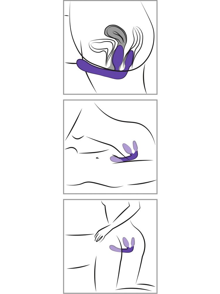 20.0cm Triple!!! Strapless Strap-on Silicone Orion