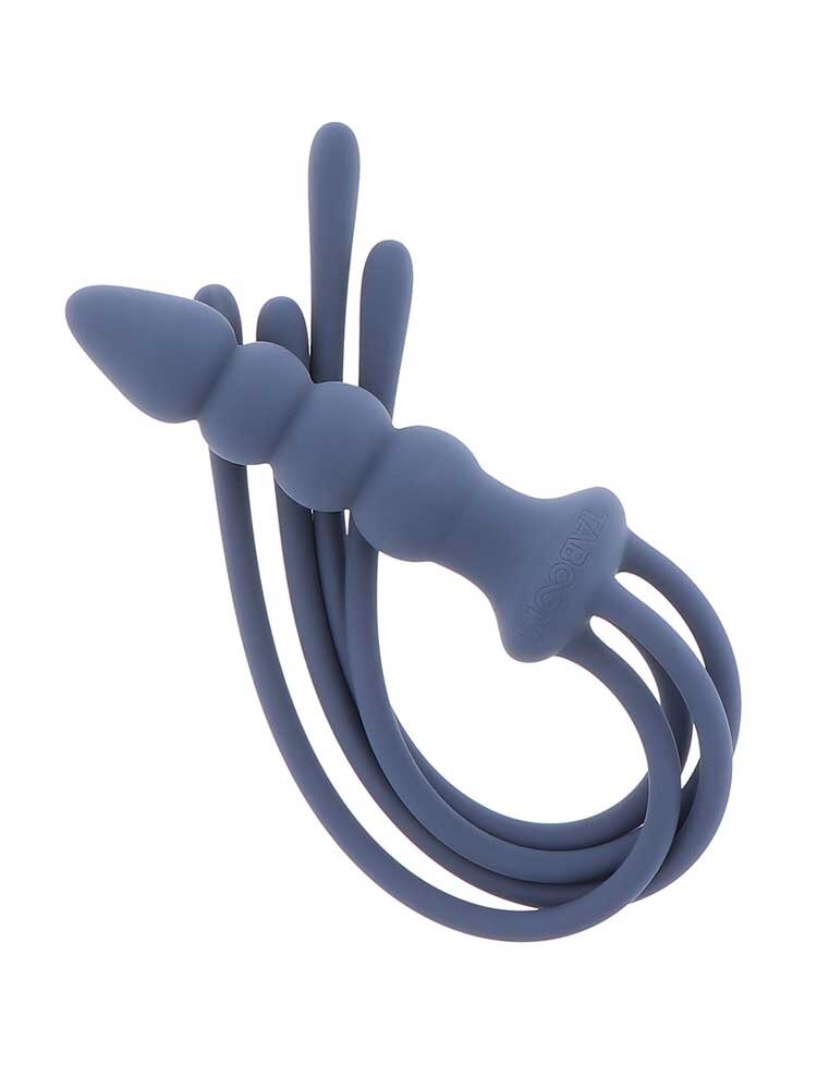 38.0cm Whip & Plug Silicone Blue by Tabbom