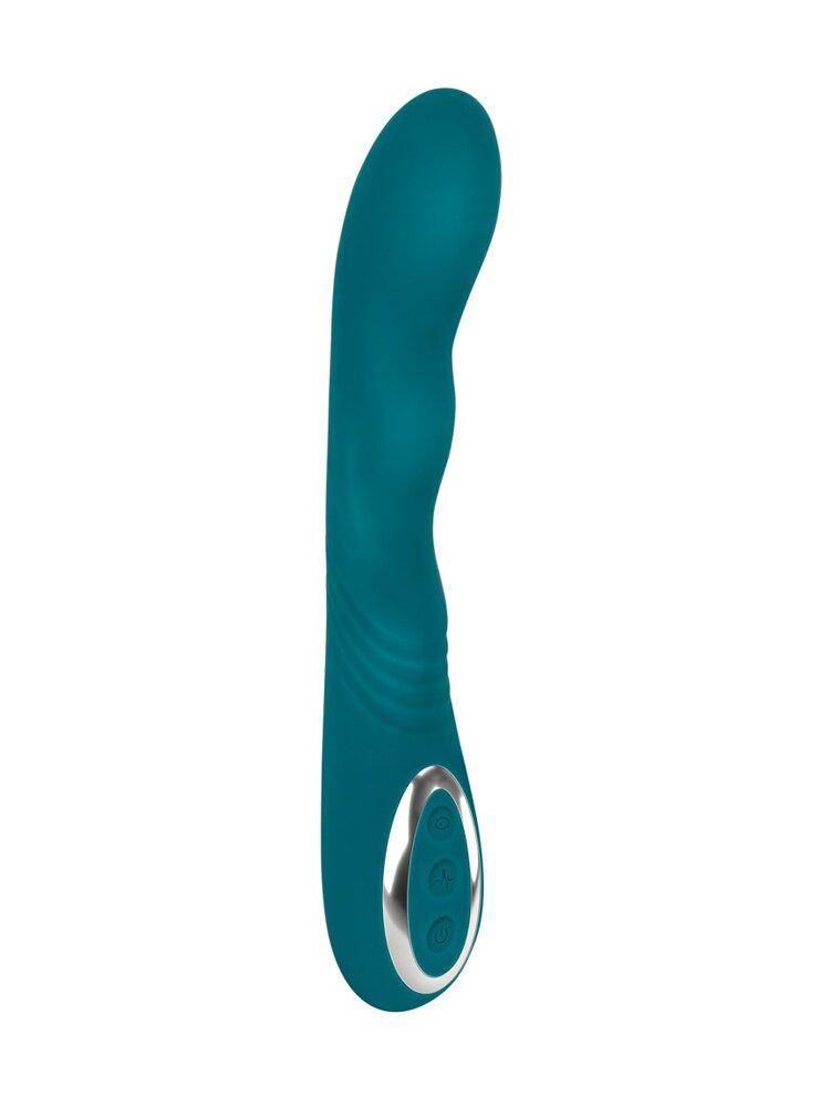 22.8cm Rotating G-Spot Silicone Vibrator Sweet Smile Orion