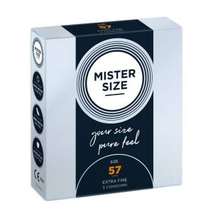 Προφυλακτικά  L 3 Pack (57mm) Mister Size