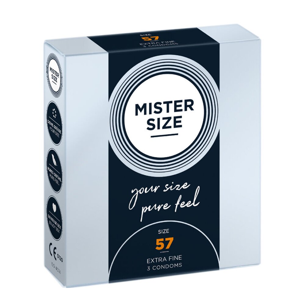 Condoms 3 Pack (57mm) Mister Size