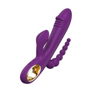 21.0cm Caleona Designer Edition Triple Temptation Purple ToyJoy
