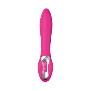Elys Concave Pink Vibrator 20cm by Toyz4Lovers