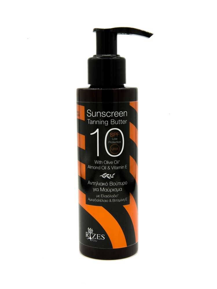 Sunscreen Tanning Butter SPF10+ by Rizes Crete 150ml