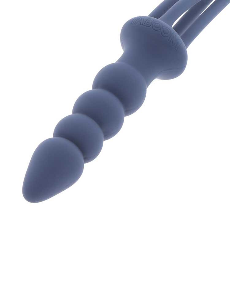 38.0cm Whip & Plug Silicone Blue by Tabbom