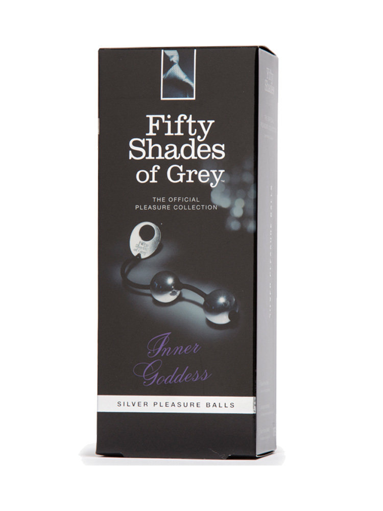Inner Goddess Silver Pleasure Balls 22cm by Fifty Shades of Grey