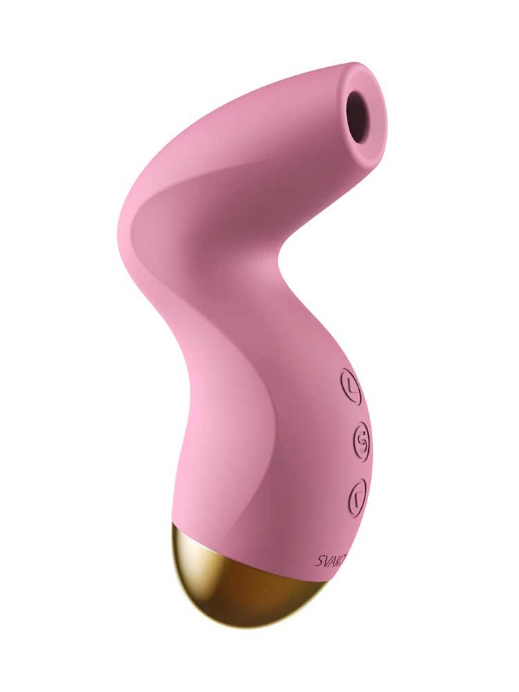 12.9cm Pulse Pure Air Pressure Vibrator Pink Svakom