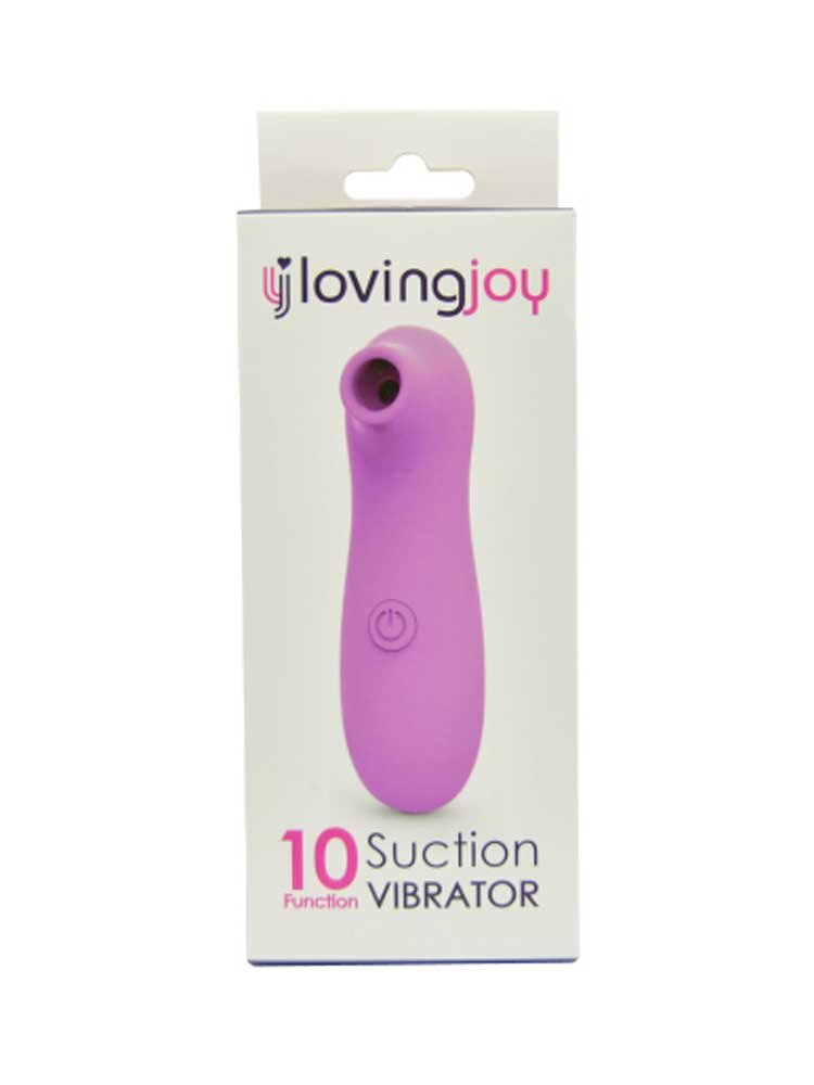 10 Function Clitoral Suction Vibrator Pink by Loving Joy