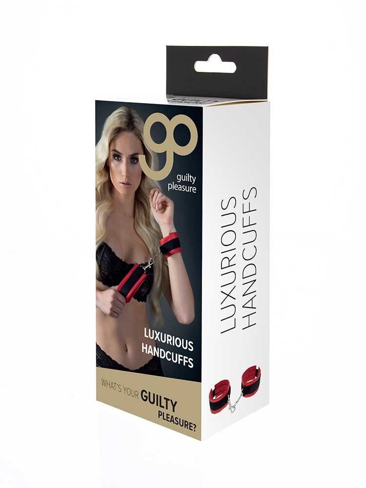 Luxurious Handcuffs Red by Guilty Pleasure