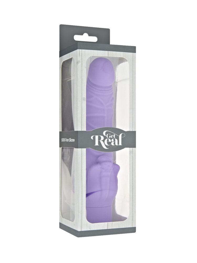 Get Real Clitoral Realistic Vibrator 21cm Purple by ToyJoy
