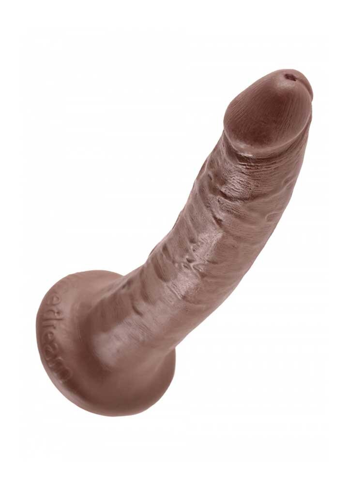 King Cock 18cm Brown by Pipedream