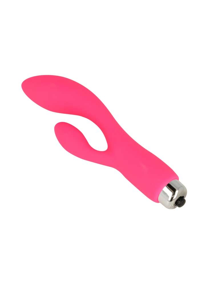 12.5cm OHMama! Mini Rabbit Bullet Vibrator Pink DreamLove