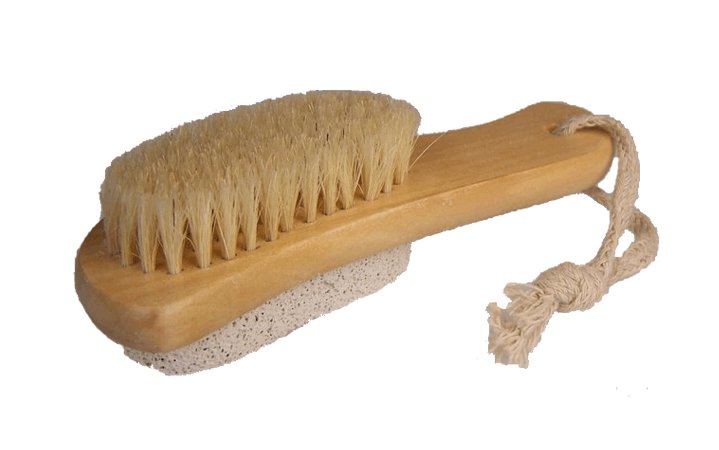 Pumice backed brush (Βούρτσα και ελαφρόπετρα) by Ancient Wisdom