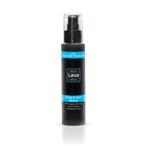 Black Lava Effect Hair and Body Serum 100ml Olive Touch