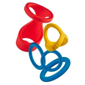Long Play Love Set (5 Piece Silicone Cock Ring Set) Dream Toys