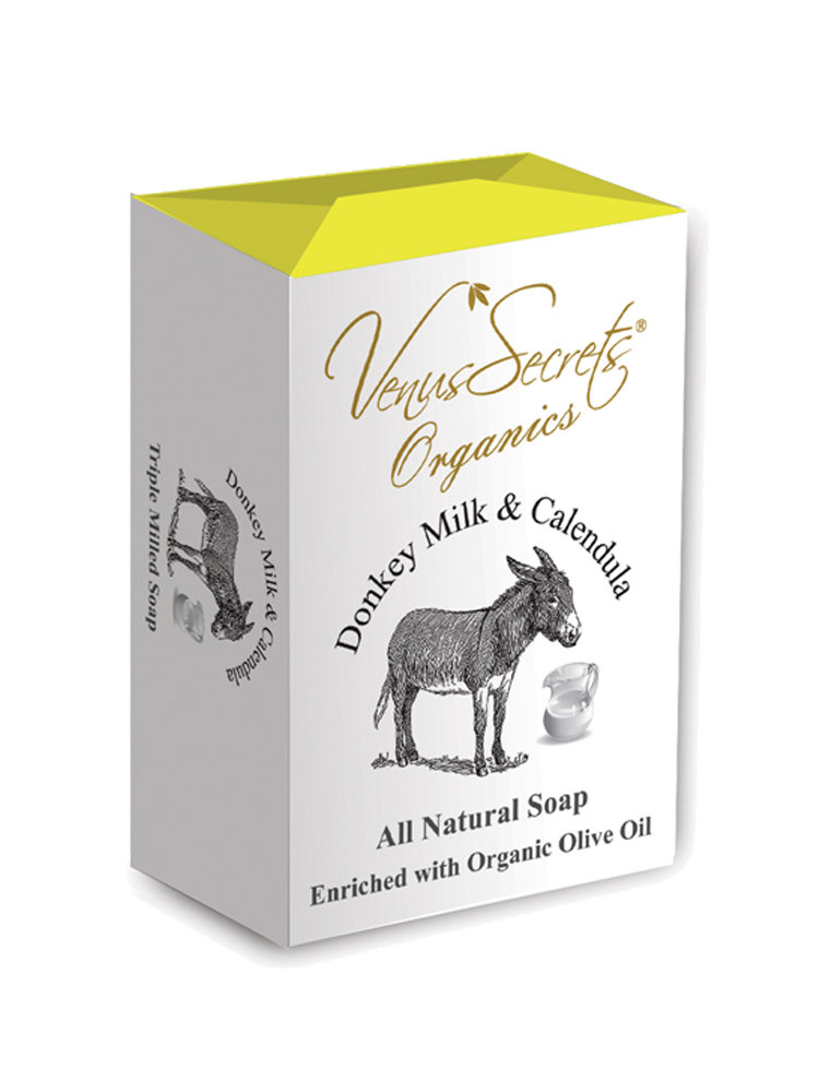 Σαπούνι με γάλα γαϊδάρας και καλέντουλα από Venus Secrets Organics 150gr