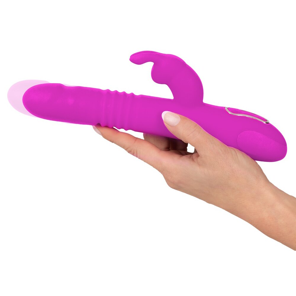 24.7cm Thrusting Pearl Rabbit Vibrator Sweet Smile Orion