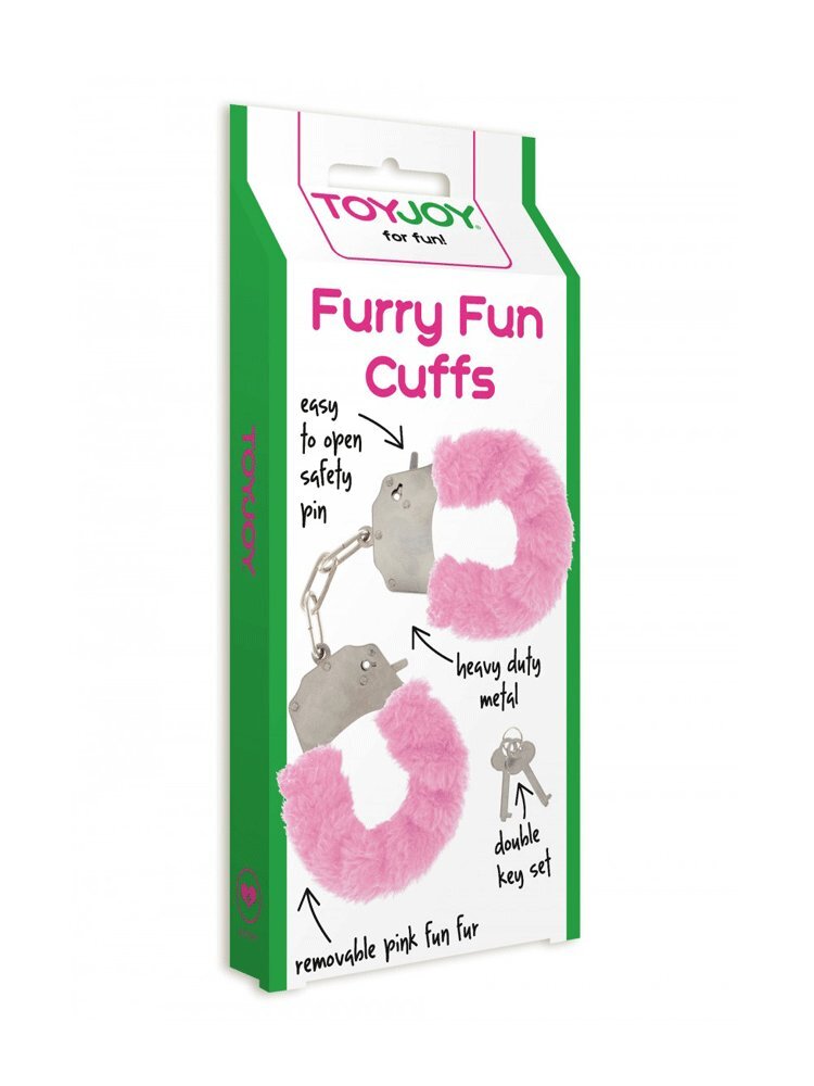 Furry Fun Cuffs Pink by ToyJoy