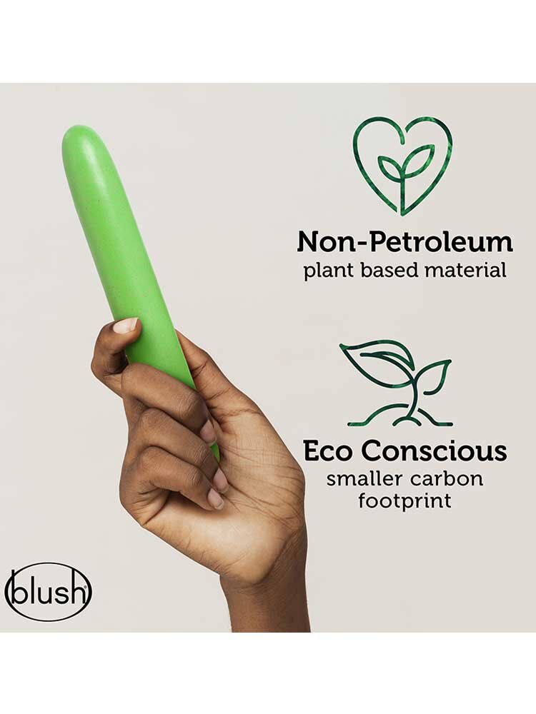 17.7cm Gaia Eco Classic Vibrator Green Blush Novelties