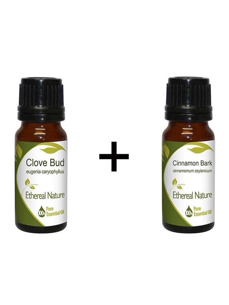Oriental Set (Γαρύφαλλο Ανθός 10ml + Κανέλα Φλοιός 10ml) Nature & Body
