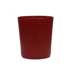 Ποτήρι Γυάλινο για Κερί - Κόκκινο 200ml