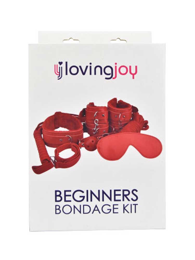Beginner's Bondage Kit Red (8 Piece) by Loving Joy