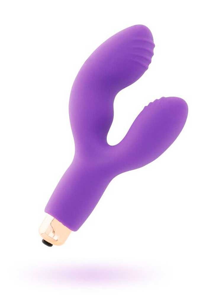 13.5cm Vanix G-Spot Clitoral Vibrator WomanVibe Purple DreamLove