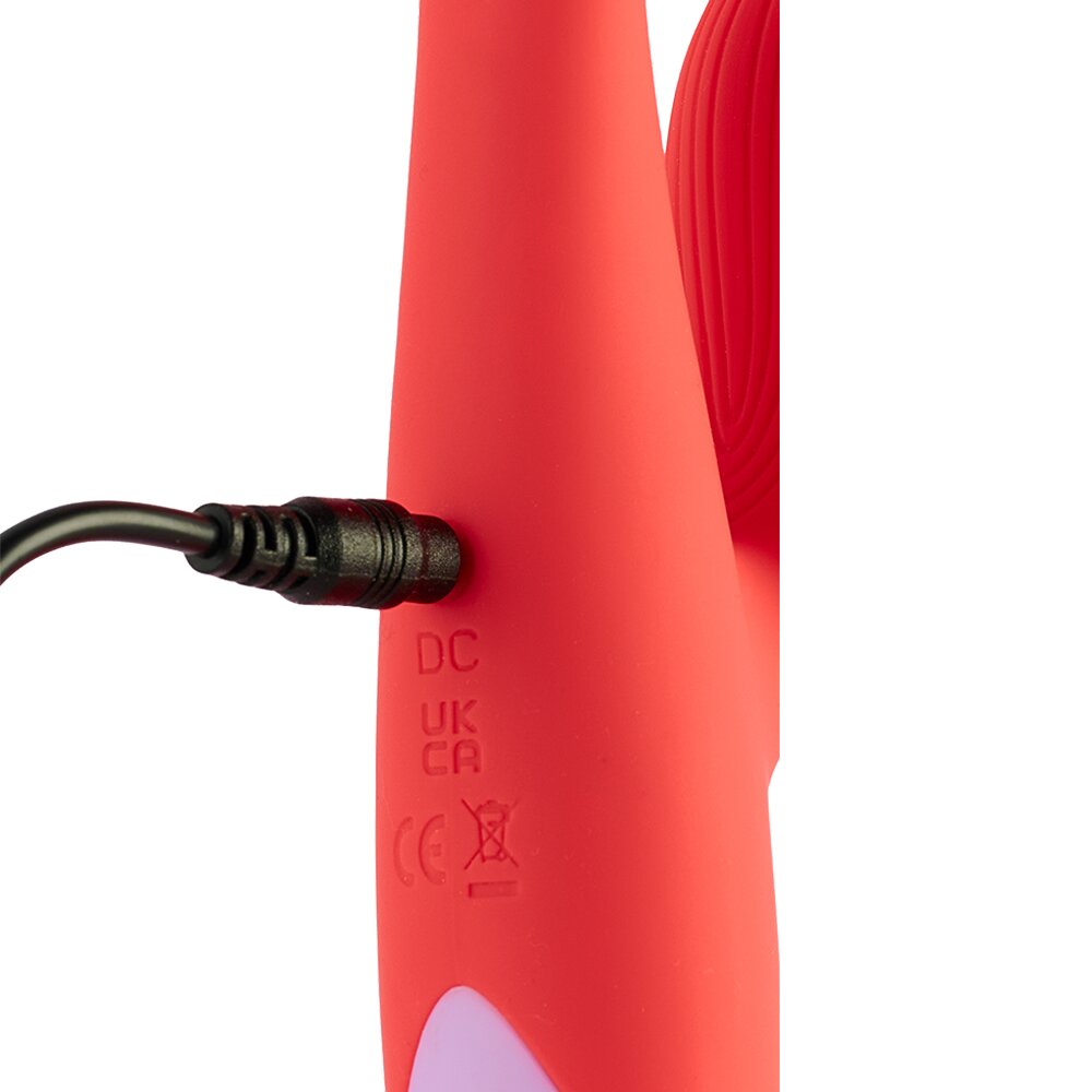 19.0cm Double Beat Duo Motor Slim Rabbit Vibrator Dream Toys
