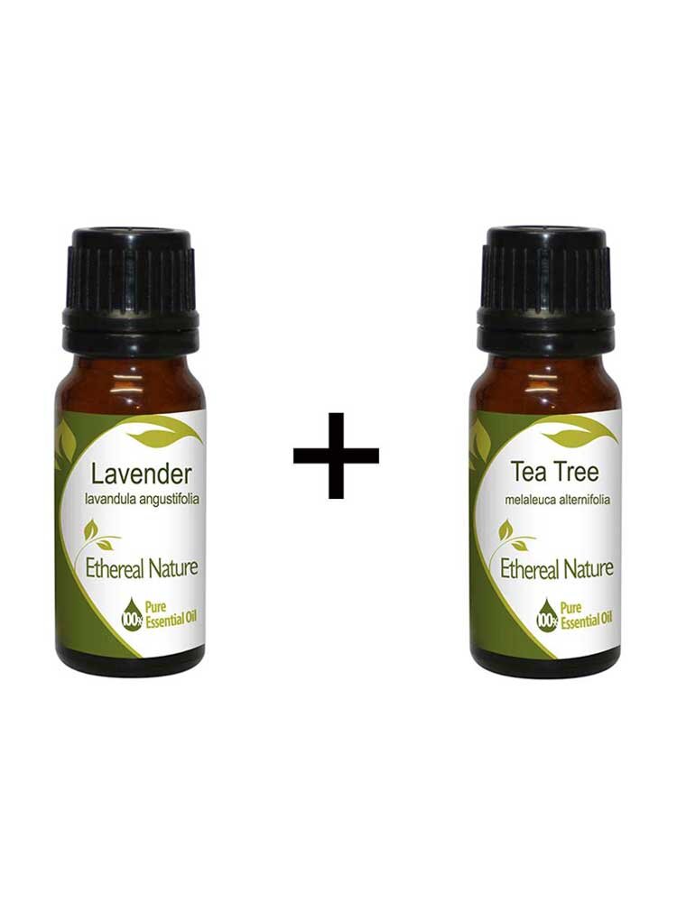Clean Fresh Αιθέρια καθαριότητας (Λεβάντα 10ml + Τεϊόδεντρο 10ml) Nature & Body