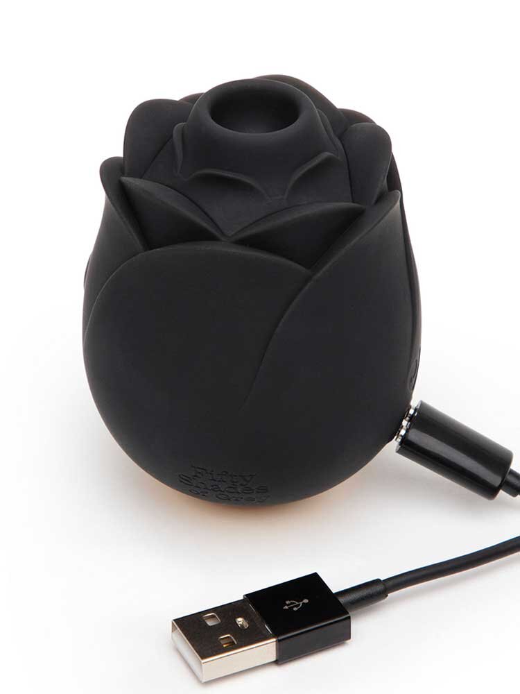 Hearts & Flowers Fifty Clitoral Suction Stimulator Black Fifty Shades of Grey