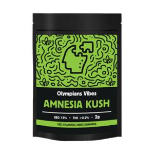 Amnesia Kush (CBD 15% - THC < 0,2%) 2gr Olympians Hemp