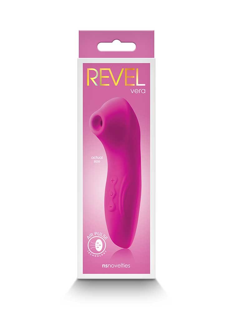 Revel Vera Clitoral Air Pulse Stimulator Pink by NS Novelties