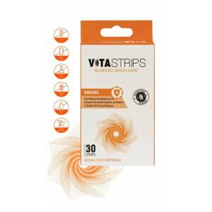 Vitastrips Immune (Ανοσοποιητικό) Πορτοκάλι 30 strips ThinSol