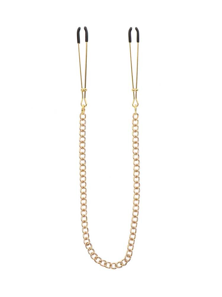 Tweezers Gold with chain by Taboom