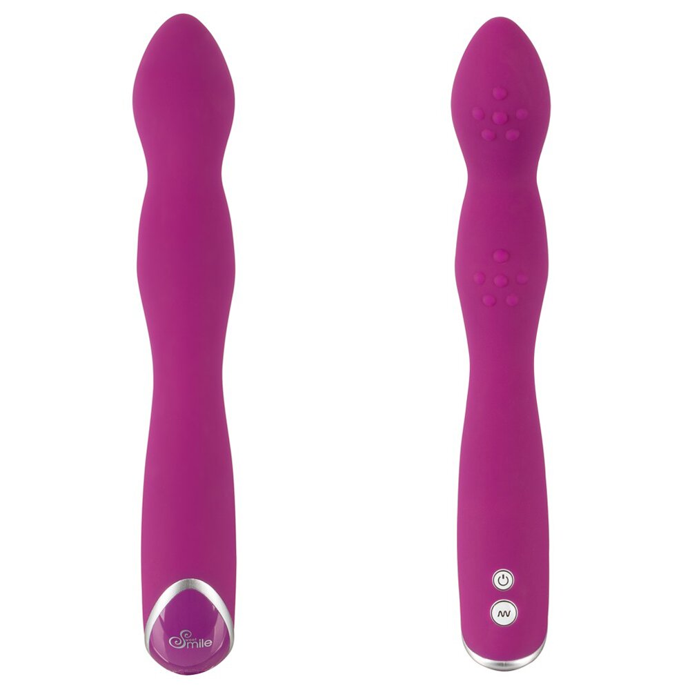 23.5cm A & G-Spot Silicone Vibrator Sweet Smile Orion