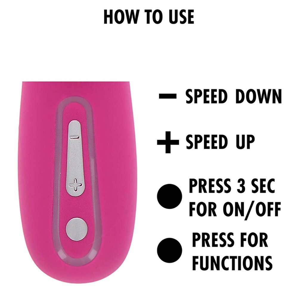 21.0cm Awesome G-Spot Vibrator Love Rabbit Pink ToyJoy