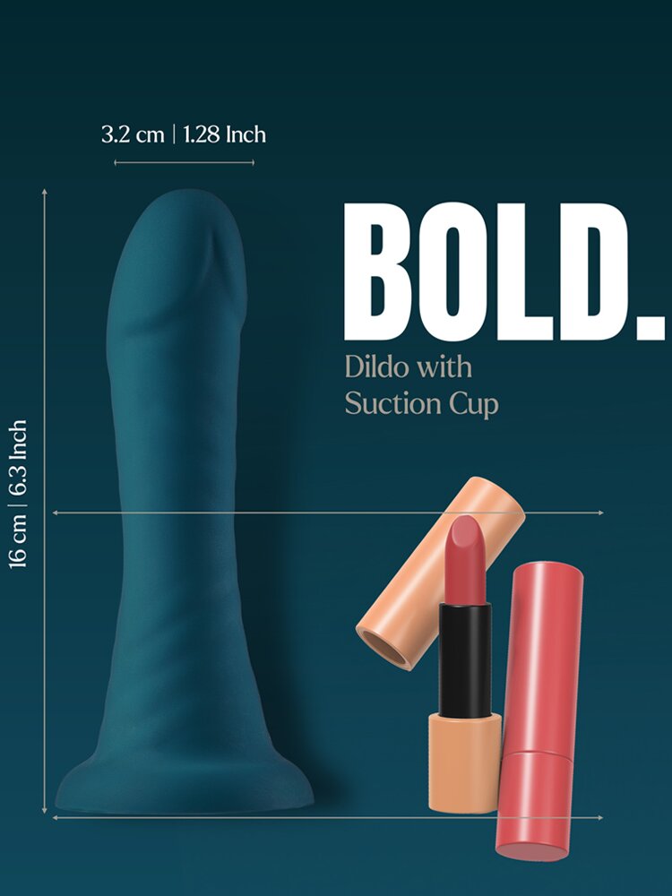 16.0cm Bold Blaze Silicone Dildo Dreamtoys