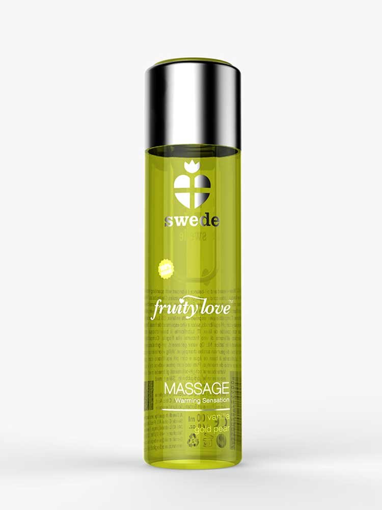 Vanilla Gold Pear 60ml Fruity Love Massage Oils by Swede