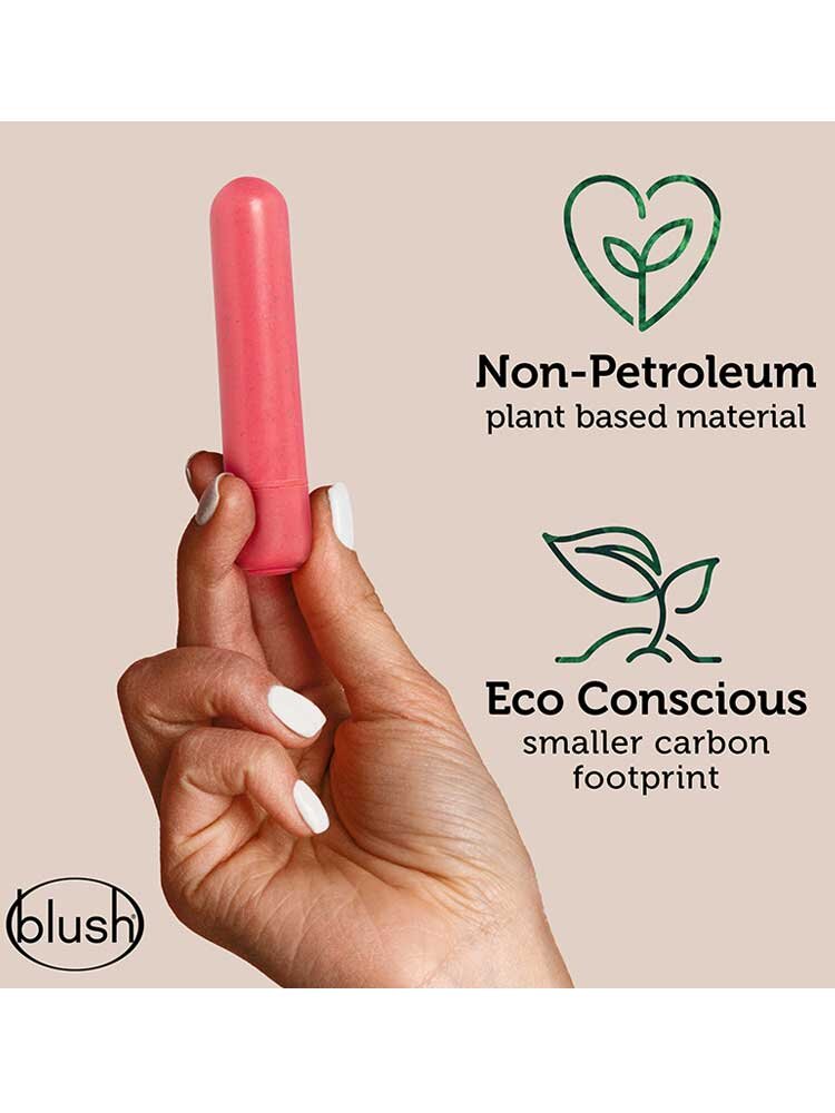 8.8cm Gaia Eco Bullet Vibrator Pink Blush Novelties