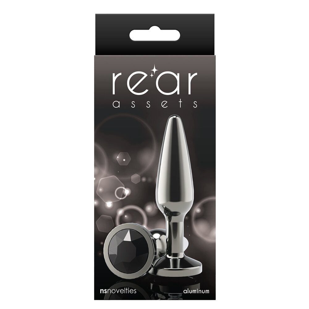 3.2cm Ø Tapered Medium Gunmetal Plug Black 9.9cm Ns Novelties