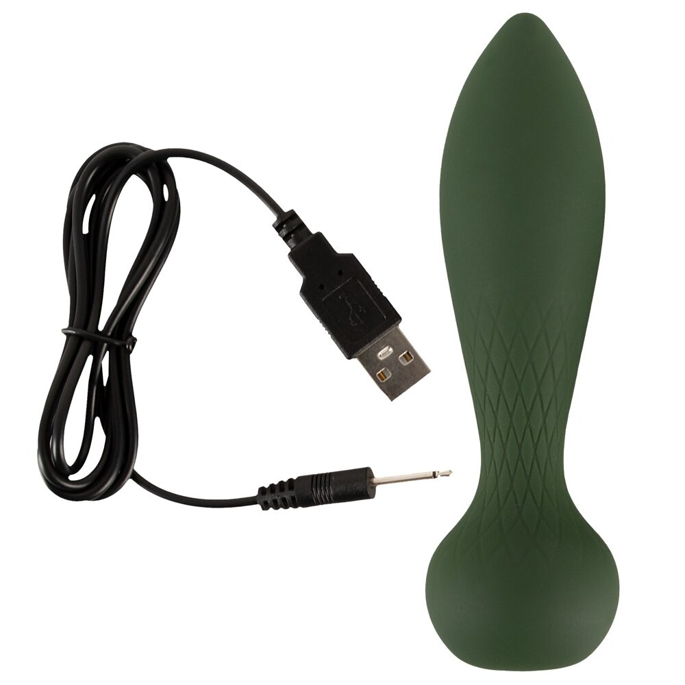 3.5cm Ø Luxurious RC Anal Plug Emerald Love 14cm Orion