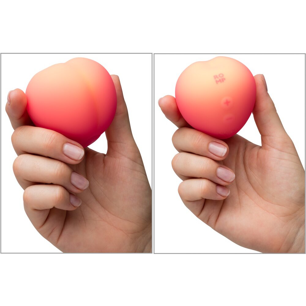 6.3cm Pink Peach Clitoral Stimulator 'Get Juicy' by Romp